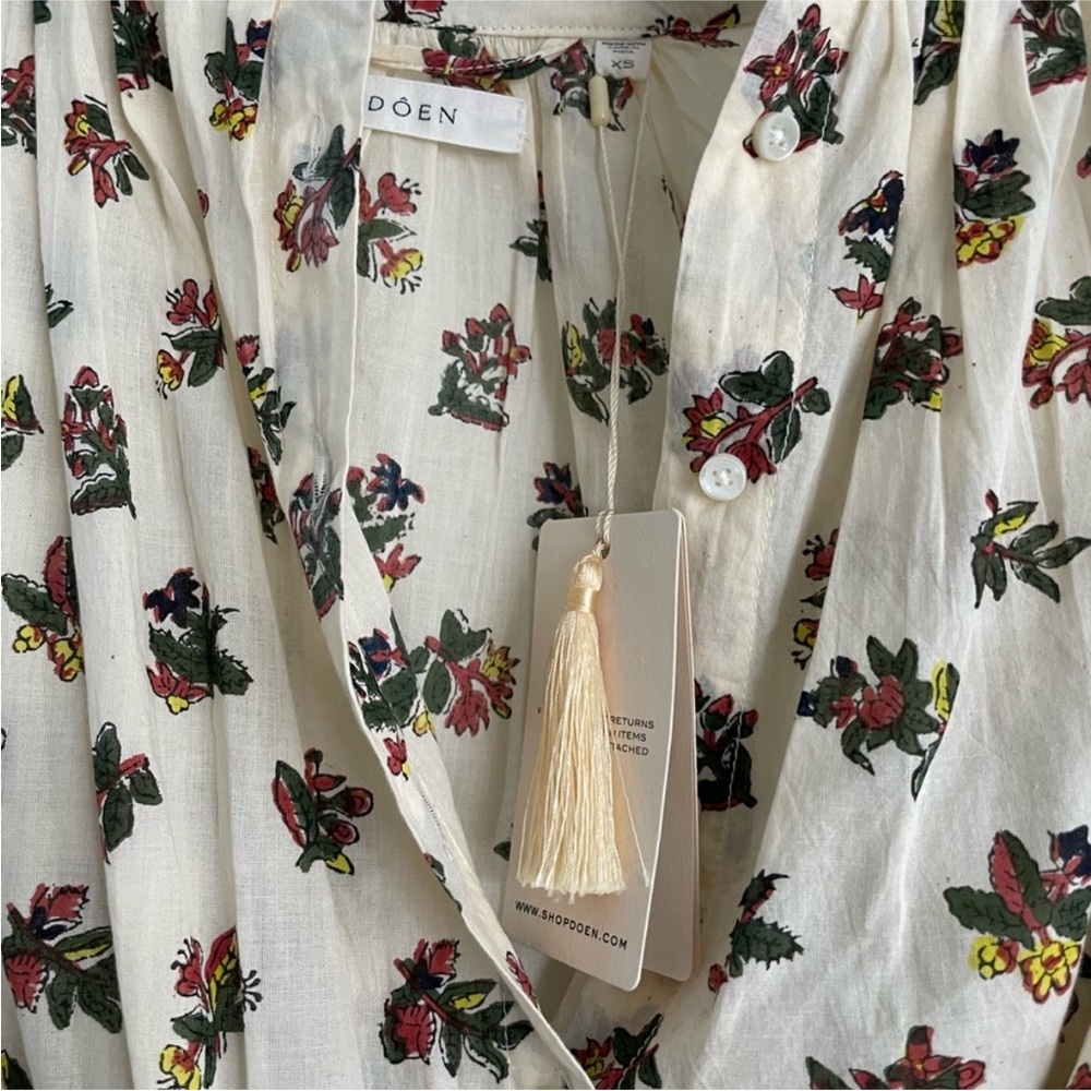 DOEN Jo Dress in Solstice Canyon Blossoms - XS - NWT - Picture 10 of 10